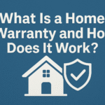 Illustration of a protected home with a warranty shield symbol representing home warranty coverage and repair protection — for blog post titled ‘What Is a Home Warranty and How Does It Work?