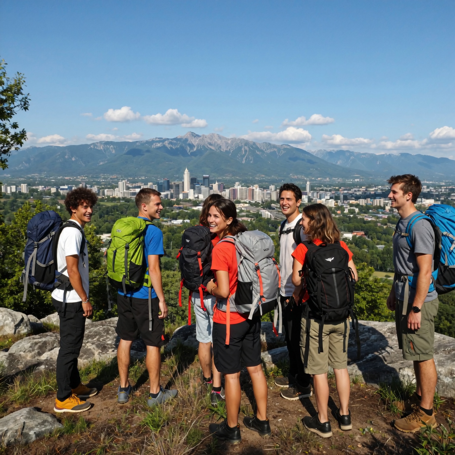 Travelers exploring scenic landmarks across the USA representing the best budget travel destinations for affordable vacations