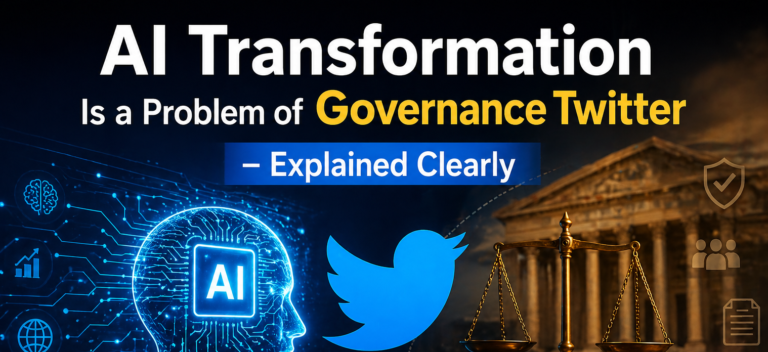 AI Transformation Is a Problem of Governance Twitter