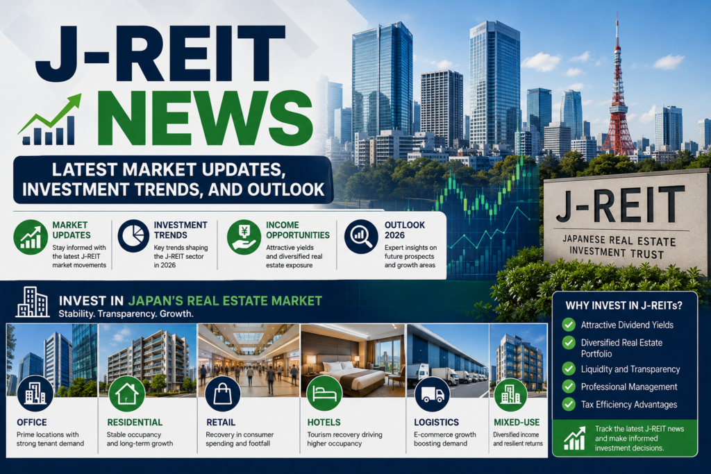 J-REIT News : Latest Market Updates, Investment Trends, and Outlook