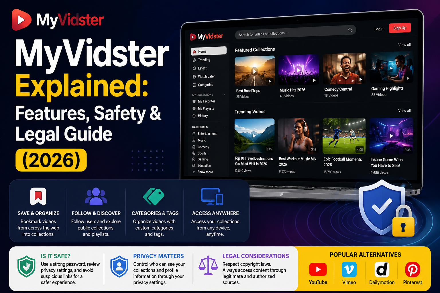 MyVidster Explained: Features, Safety & Legal Guide (2026)